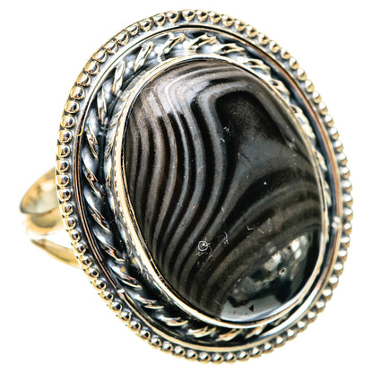 Psilomelane Rings handcrafted by Ana Silver Co - RING108240 - Photo 2