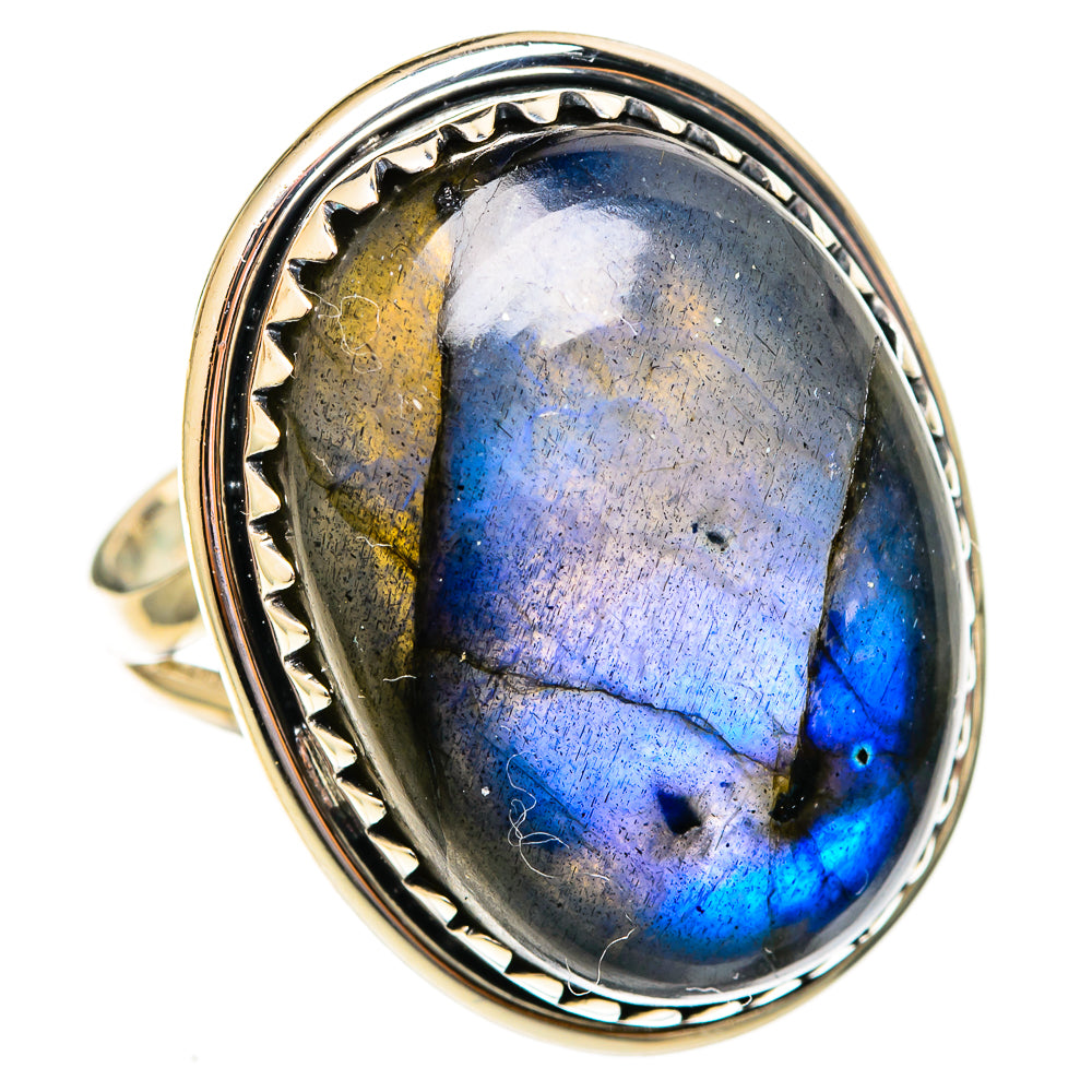 Labradorite Rings handcrafted by Ana Silver Co - RING108246 - Photo 2