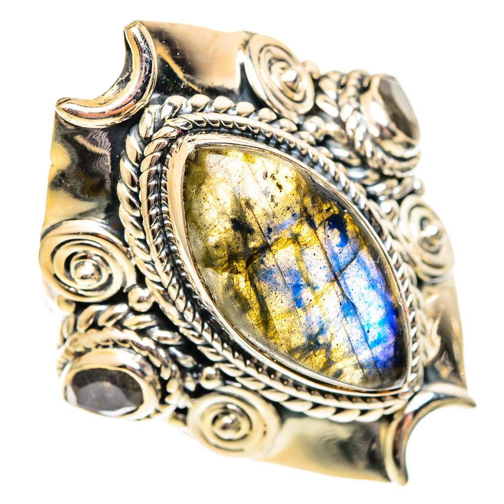 Labradorite Rings handcrafted by Ana Silver Co - RING108248 - Photo 2