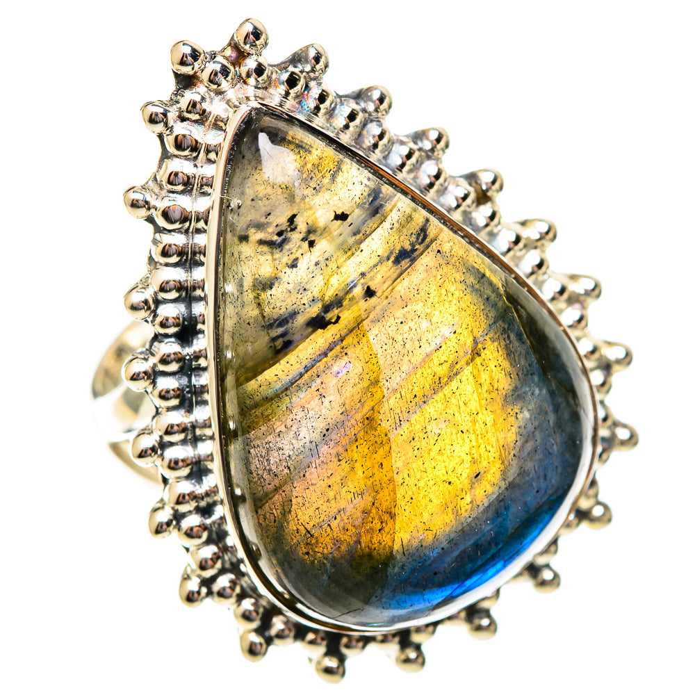 Labradorite Rings handcrafted by Ana Silver Co - RING108253 - Photo 2