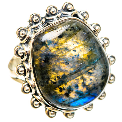 Labradorite Rings handcrafted by Ana Silver Co - RING108255 - Photo 2