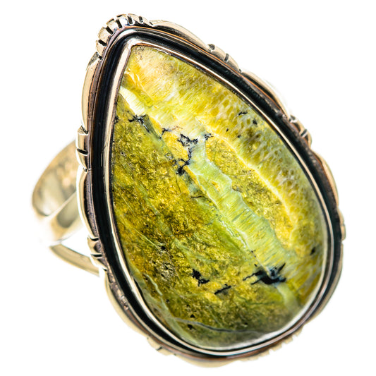 Rainforest Jasper Rings handcrafted by Ana Silver Co - RING108256 - Photo 2