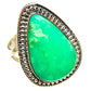 Chrysoprase Rings handcrafted by Ana Silver Co - RING108259 - Photo 2