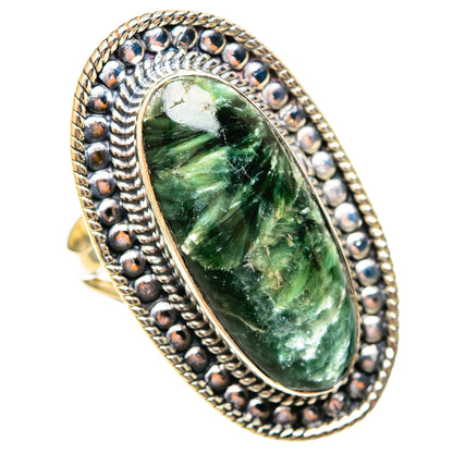 Seraphinite Rings handcrafted by Ana Silver Co - RING108261 - Photo 2