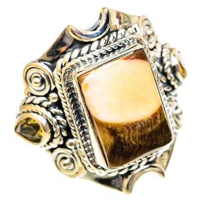 Peanut Wood Jasper Rings handcrafted by Ana Silver Co - RING108265 - Photo 2