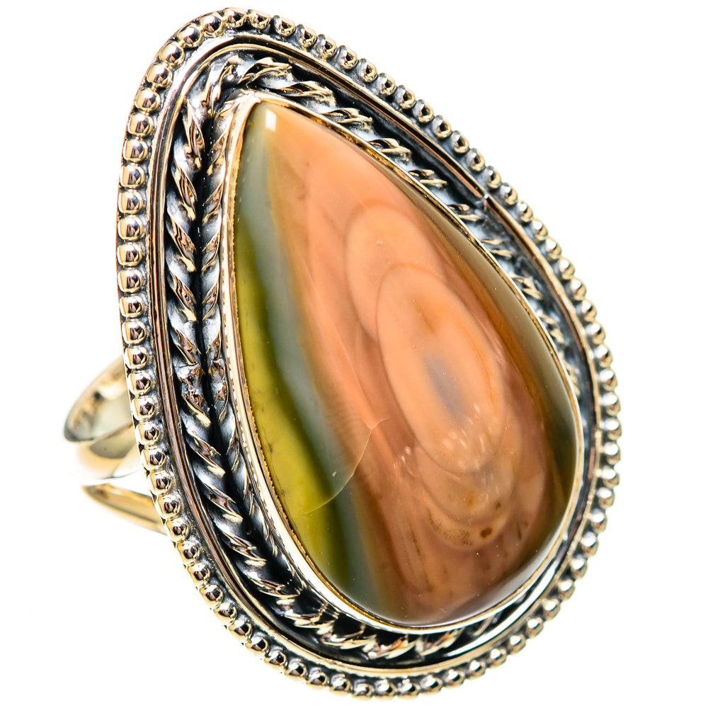 Polychrome Jasper Rings handcrafted by Ana Silver Co - RING108268 - Photo 2
