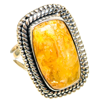 Plume Agate Rings handcrafted by Ana Silver Co - RING108270 - Photo 2