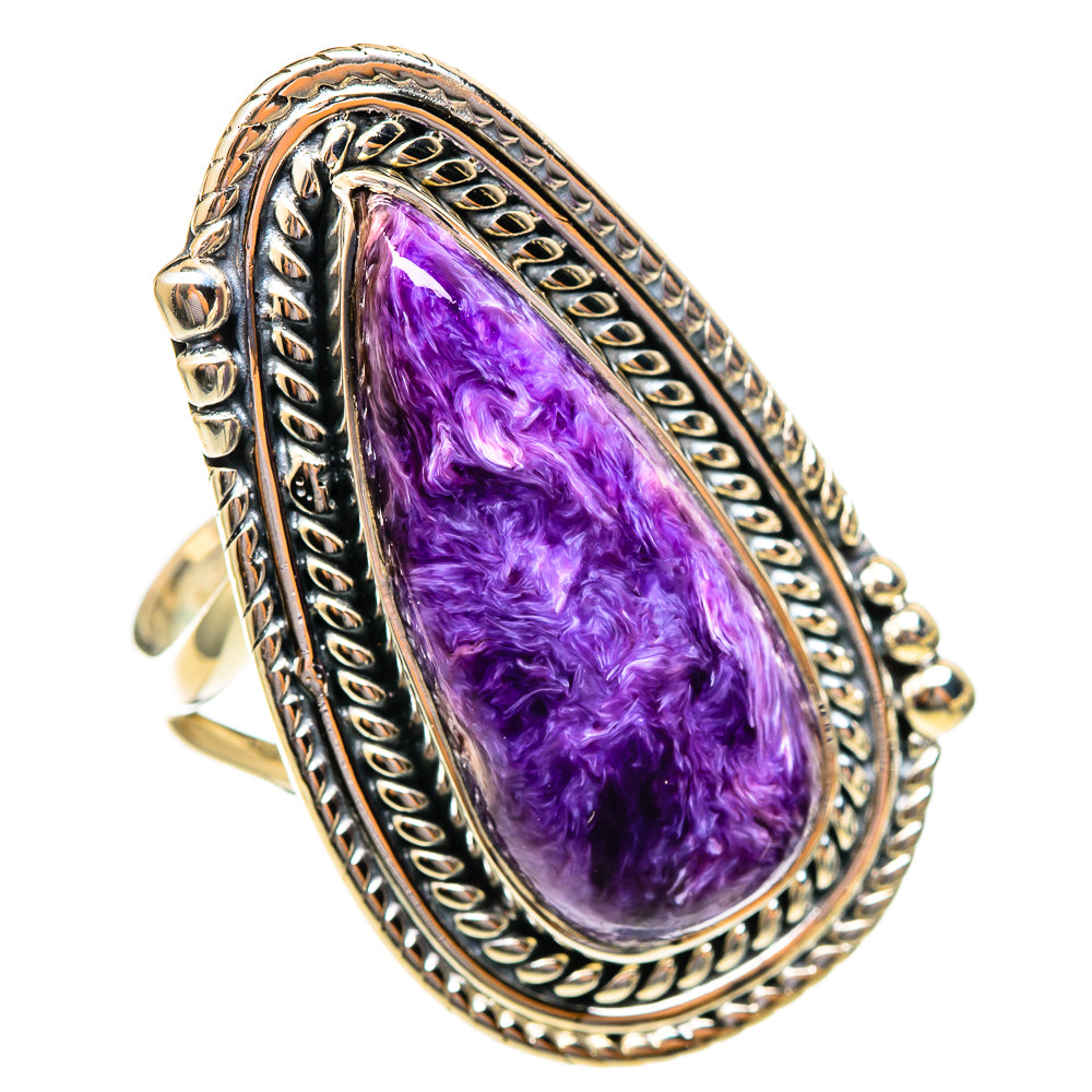 Charoite Rings handcrafted by Ana Silver Co - RING108272 - Photo 2
