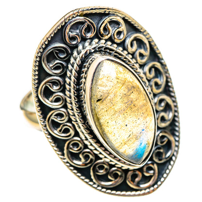 Labradorite Rings handcrafted by Ana Silver Co - RING108280 - Photo 2