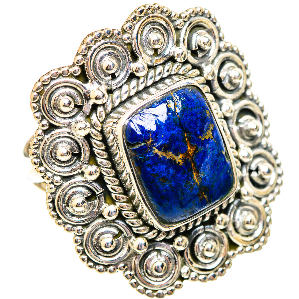Lapis Lazuli Rings handcrafted by Ana Silver Co - RING108281 - Photo 2