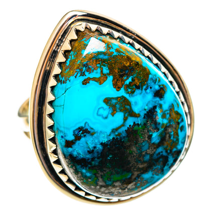 Shattuckite Rings handcrafted by Ana Silver Co - RING108285 - Photo 2