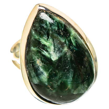 Seraphinite Rings handcrafted by Ana Silver Co - RING108289 - Photo 2