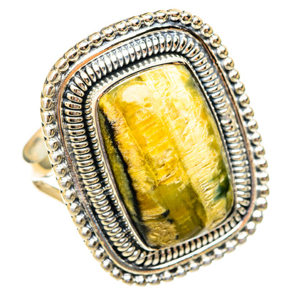 Rainforest Jasper Rings handcrafted by Ana Silver Co - RING108291 - Photo 2