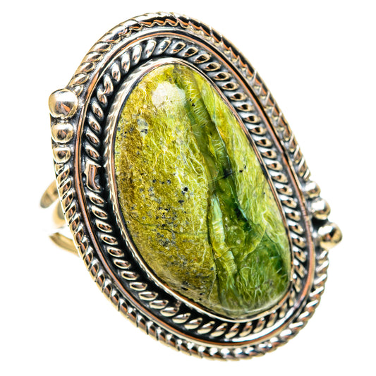 Rainforest Jasper Rings handcrafted by Ana Silver Co - RING108294 - Photo 2