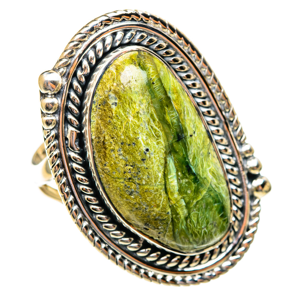 Rainforest Jasper Rings handcrafted by Ana Silver Co - RING108294 - Photo 2