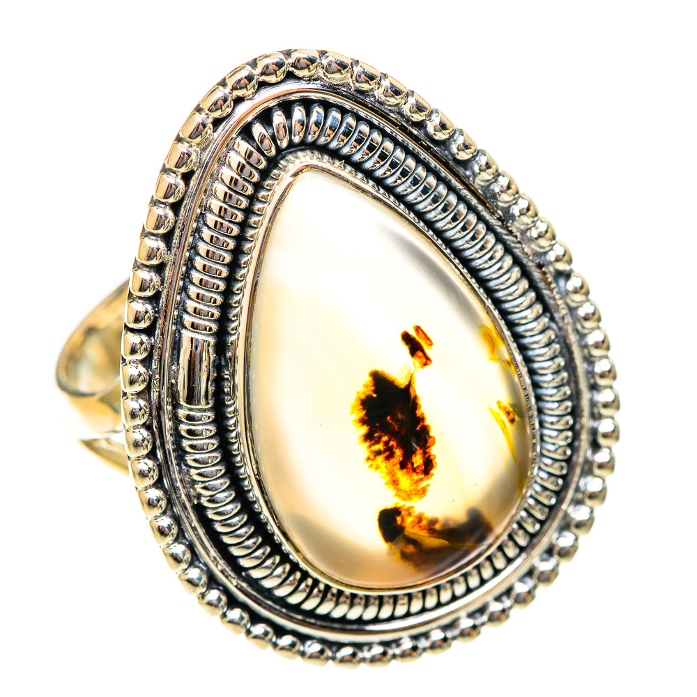 Montana Agate Rings handcrafted by Ana Silver Co - RING108308 - Photo 2