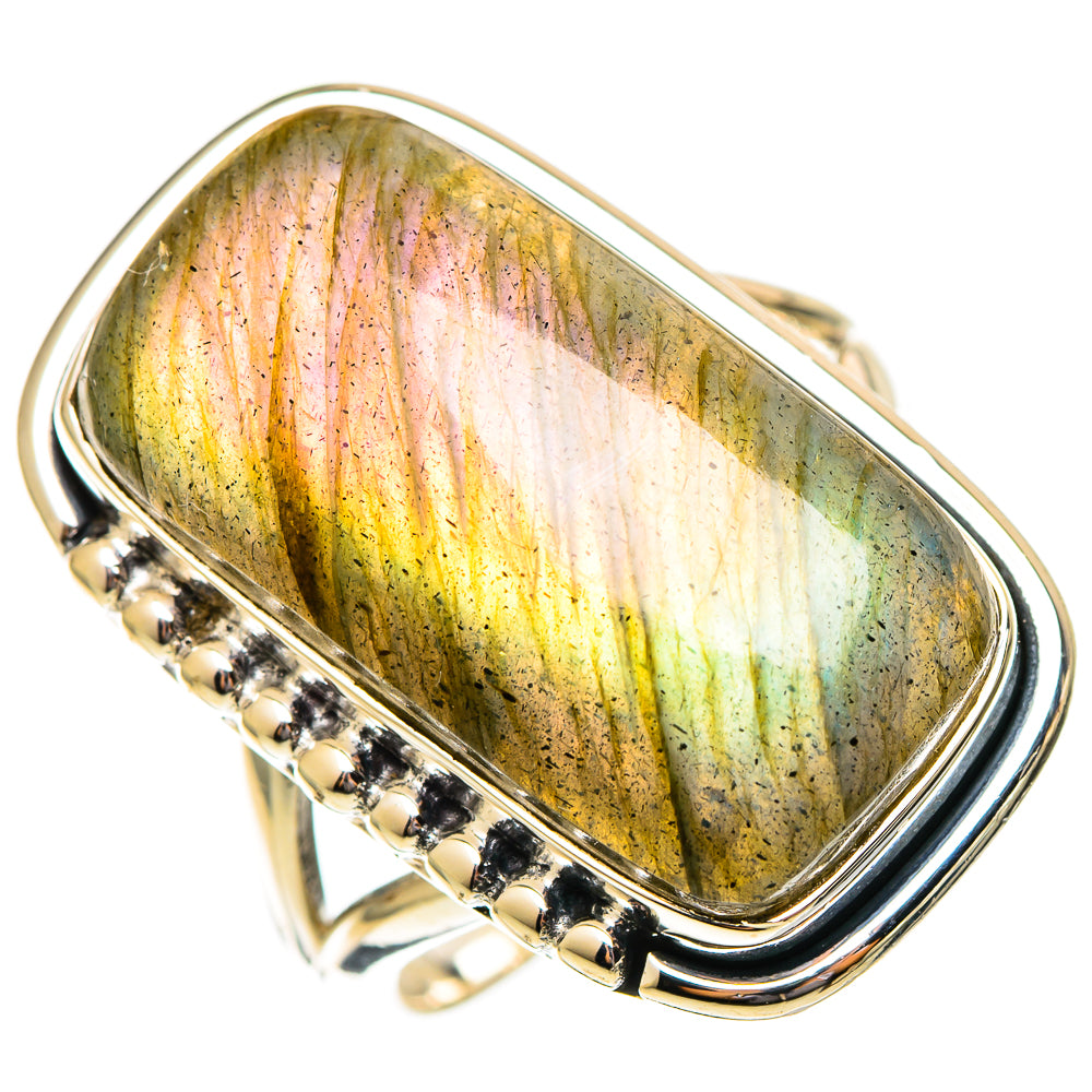 Labradorite Rings handcrafted by Ana Silver Co - RING108317 - Photo 2