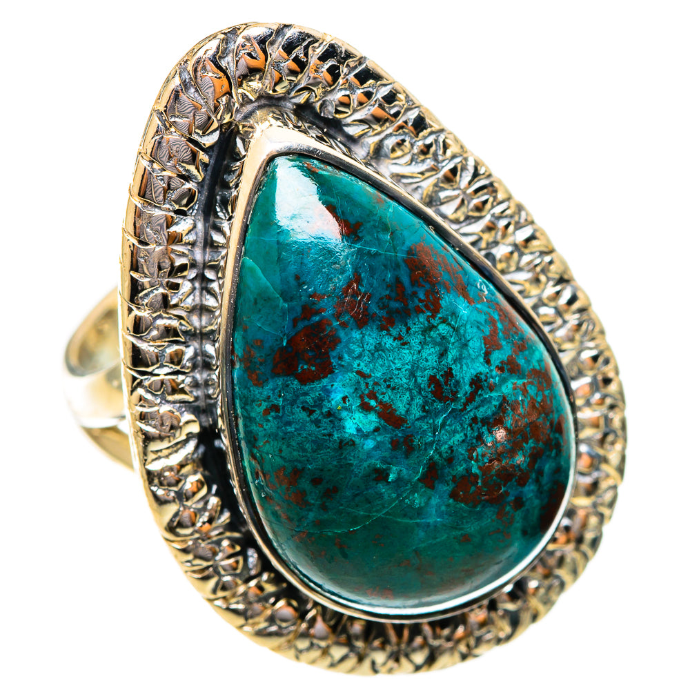Shattuckite Rings handcrafted by Ana Silver Co - RING108321 - Photo 2