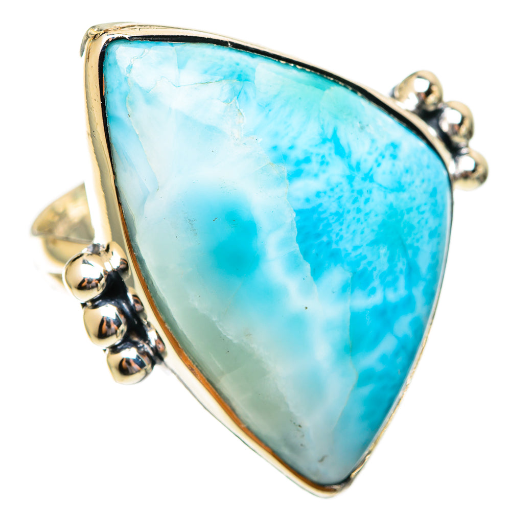Larimar Rings handcrafted by Ana Silver Co - RING108323 - Photo 2