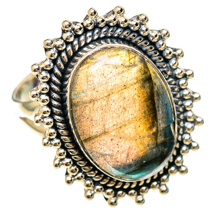 Labradorite Rings handcrafted by Ana Silver Co - RING108328 - Photo 2