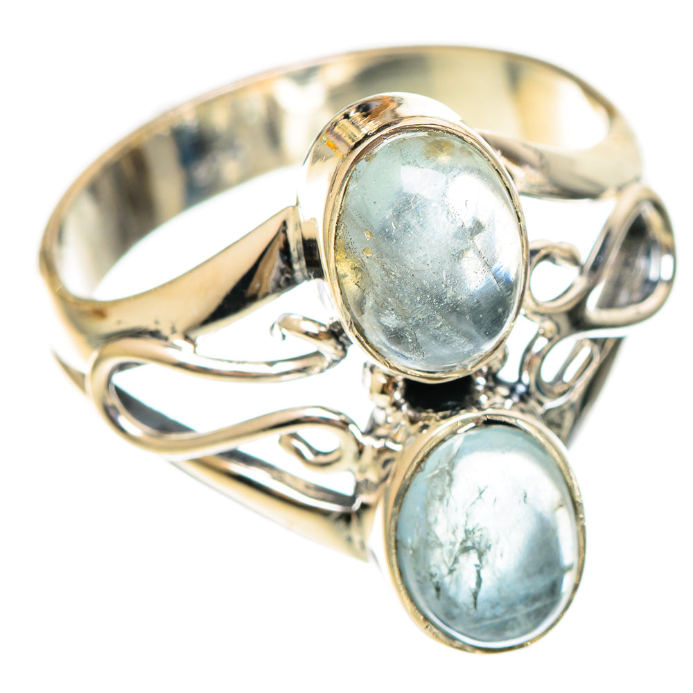 Aquamarine Rings handcrafted by Ana Silver Co - RING108332 - Photo 2