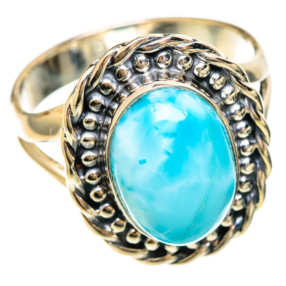 Larimar Rings handcrafted by Ana Silver Co - RING108334 - Photo 2