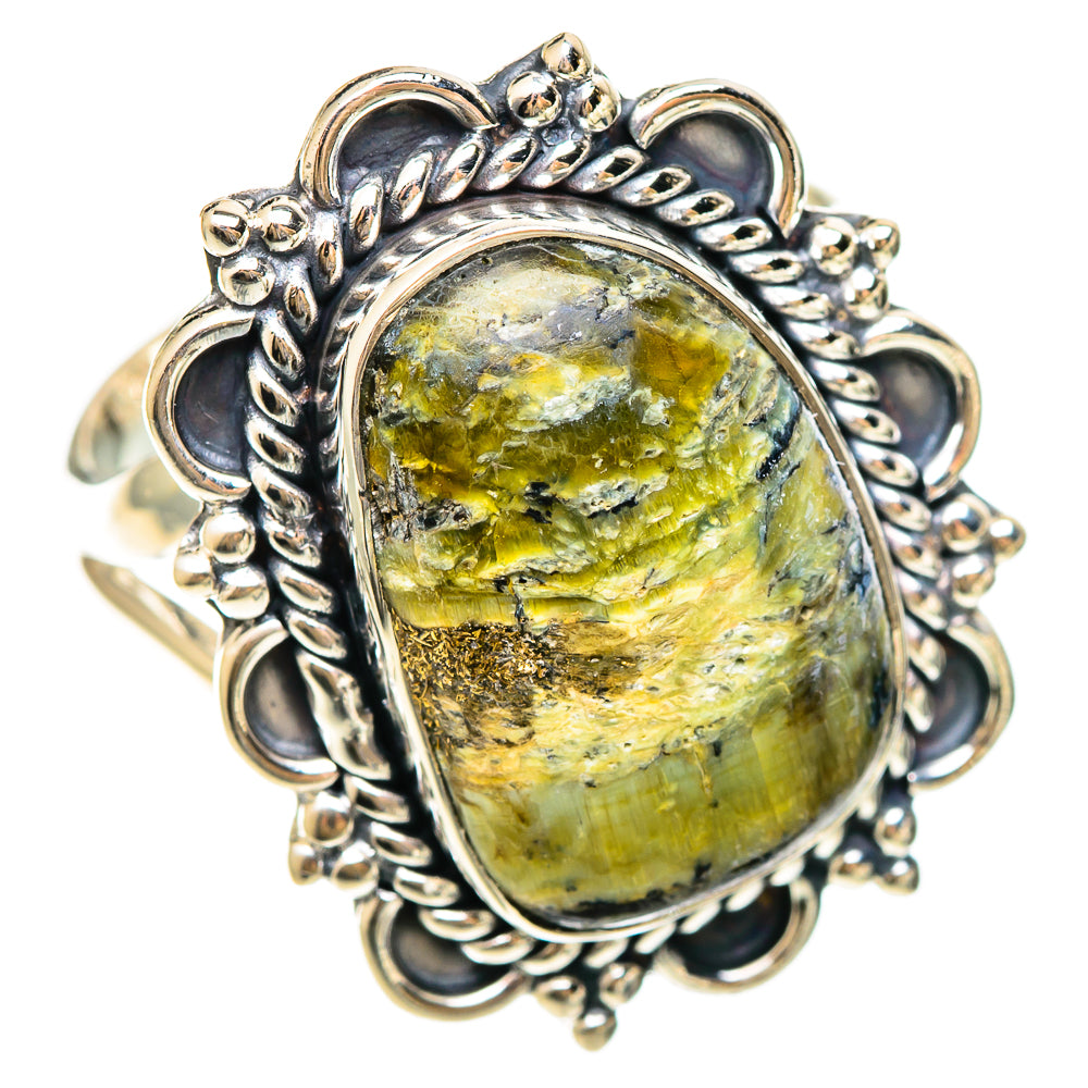 Rainforest Jasper Rings handcrafted by Ana Silver Co - RING108335 - Photo 2