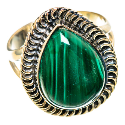 Malachite Rings handcrafted by Ana Silver Co - RING108336 - Photo 2