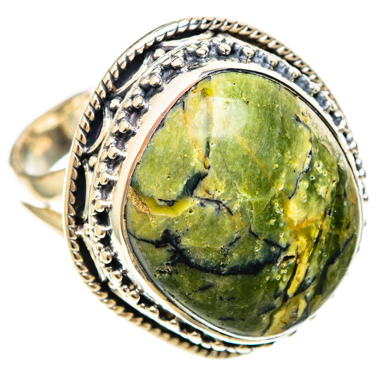 Rainforest Jasper Rings handcrafted by Ana Silver Co - RING108338 - Photo 2