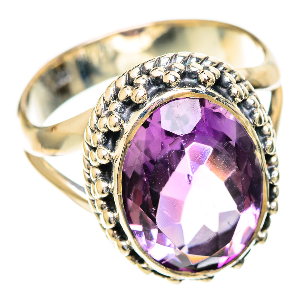 Amethyst Rings handcrafted by Ana Silver Co - RING108352 - Photo 2