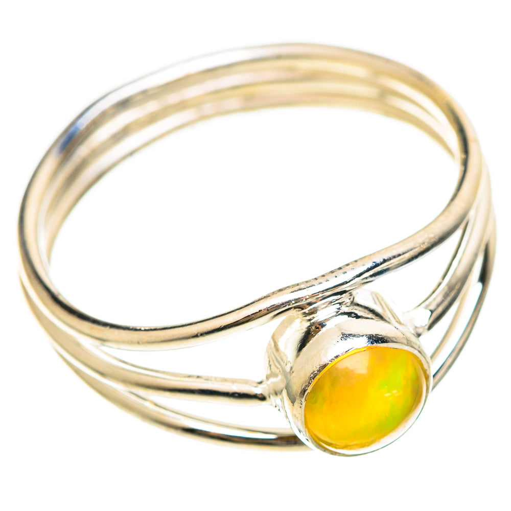 Ethiopian Opal Rings handcrafted by Ana Silver Co - RING108368 - Photo 2