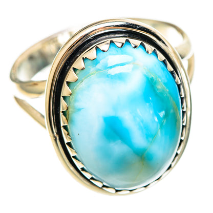 Larimar Rings handcrafted by Ana Silver Co - RING108370 - Photo 2