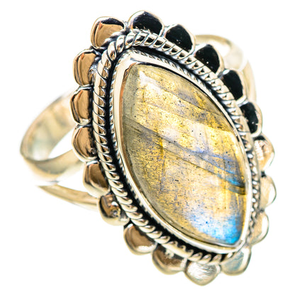 Labradorite Rings handcrafted by Ana Silver Co - RING108371 - Photo 2