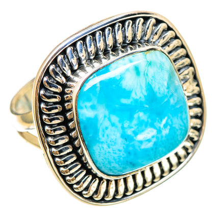 Larimar Rings handcrafted by Ana Silver Co - RING108376 - Photo 2