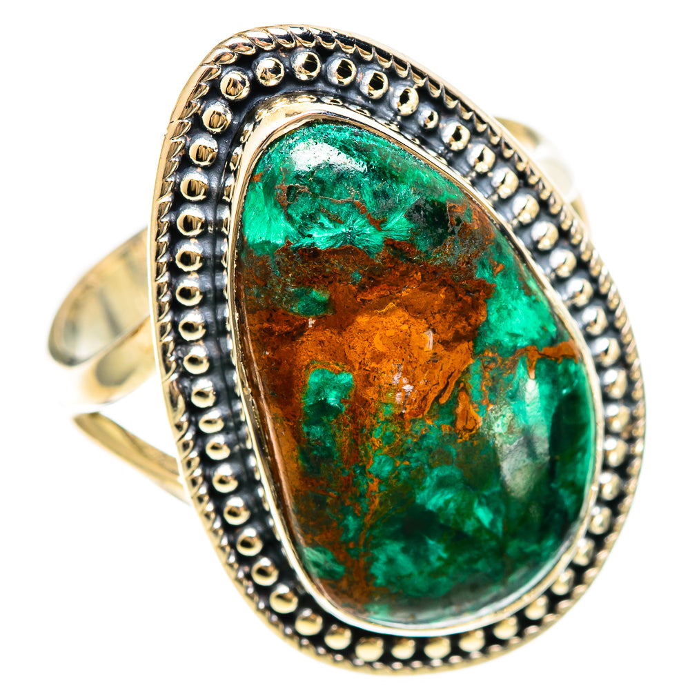 Chrysocolla Rings handcrafted by Ana Silver Co - RING108379 - Photo 2