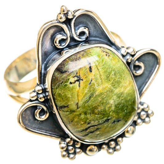 Rainforest Jasper Rings handcrafted by Ana Silver Co - RING108380 - Photo 2