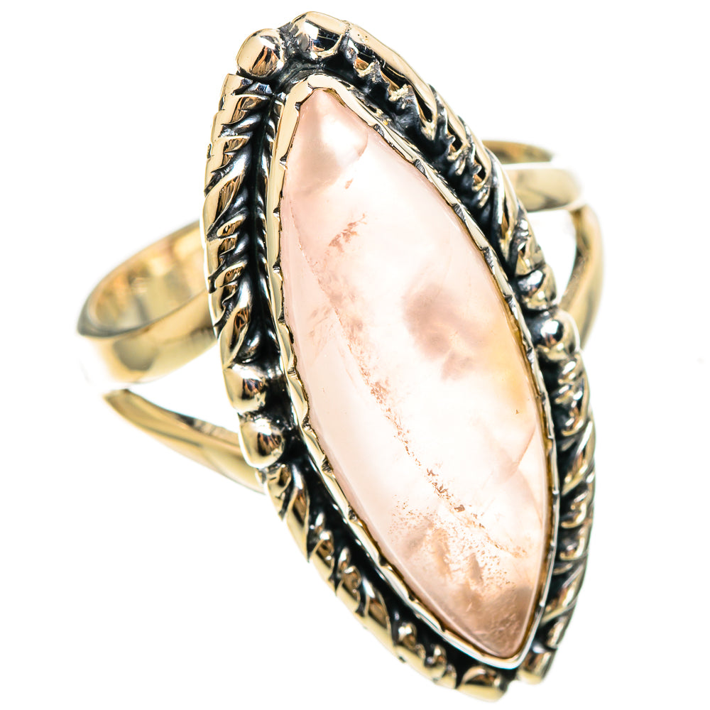 Rose Quartz Rings handcrafted by Ana Silver Co - RING108389 - Photo 2