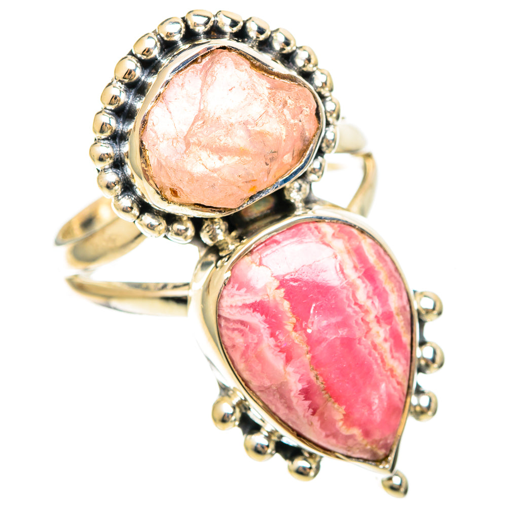 Rhodochrosite Rings handcrafted by Ana Silver Co - RING108390 - Photo 2