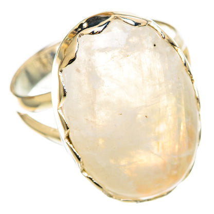 Rainbow Moonstone Rings handcrafted by Ana Silver Co - RING108402 - Photo 2