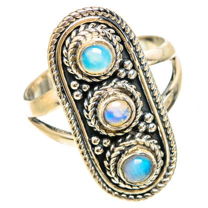 Ethiopian Opal Rings handcrafted by Ana Silver Co - RING108408 - Photo 2