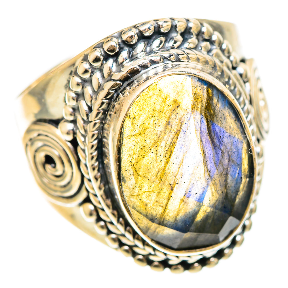Labradorite Rings handcrafted by Ana Silver Co - RING108412 - Photo 2