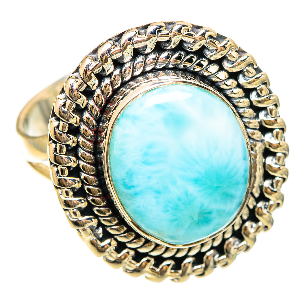 Larimar Rings handcrafted by Ana Silver Co - RING108416 - Photo 2