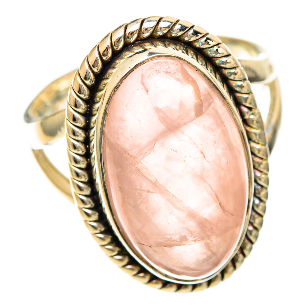 Rose Quartz Rings handcrafted by Ana Silver Co - RING108429 - Photo 2