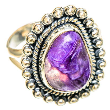 Charoite Rings handcrafted by Ana Silver Co - RING108433 - Photo 2