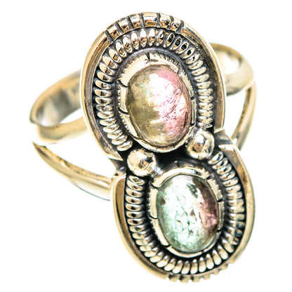 Watermelon Tourmaline Rings handcrafted by Ana Silver Co - RING108446 - Photo 2