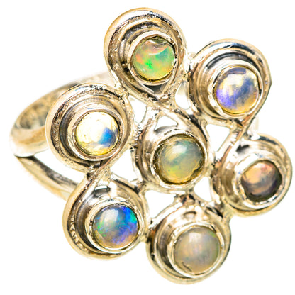 Ethiopian Opal Rings handcrafted by Ana Silver Co - RING108448 - Photo 2