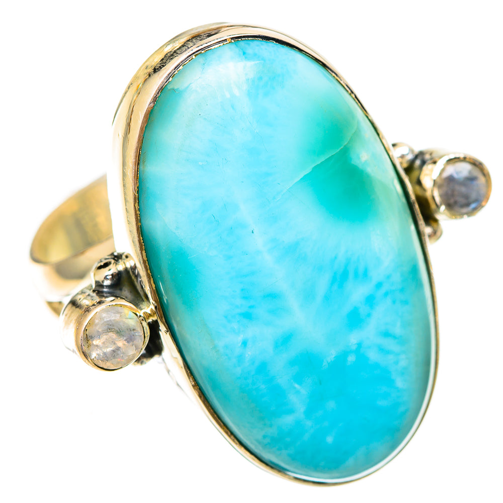 Larimar Rings handcrafted by Ana Silver Co - RING108449 - Photo 2