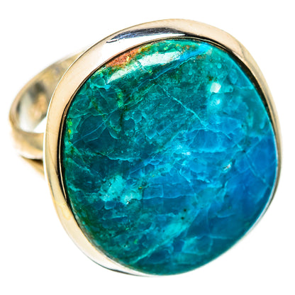 Chrysocolla Rings handcrafted by Ana Silver Co - RING108450 - Photo 2