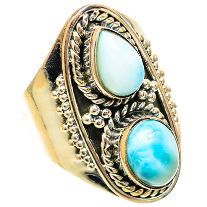 Larimar Rings handcrafted by Ana Silver Co - RING108453 - Photo 2