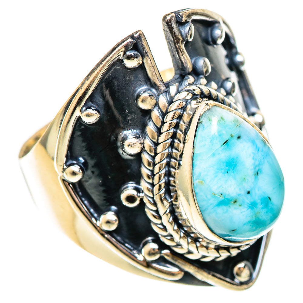Larimar Rings handcrafted by Ana Silver Co - RING108455 - Photo 2